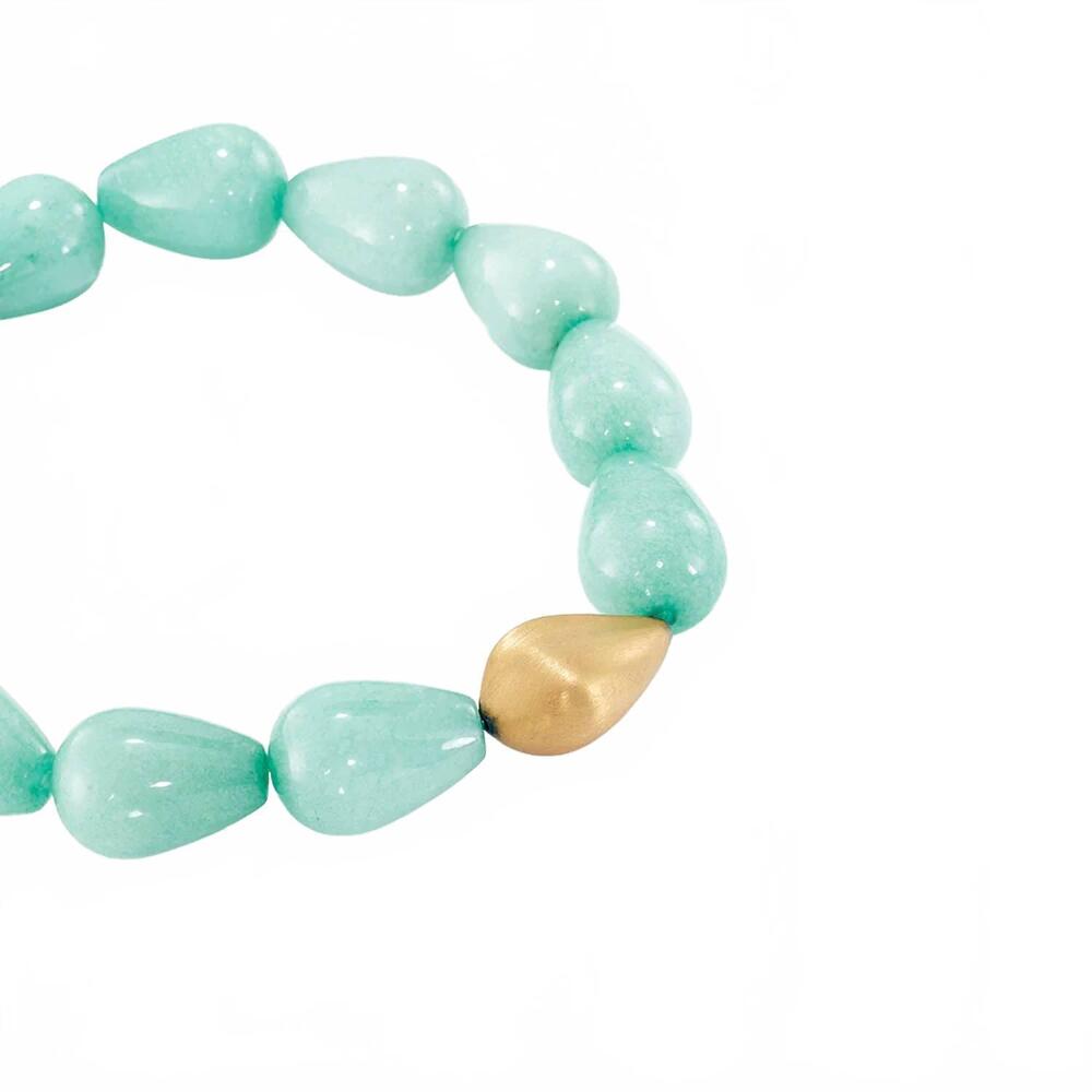 NEW DEAN DAVIDSON samui beaded bracelet in banyan green - Picture 3 of 5